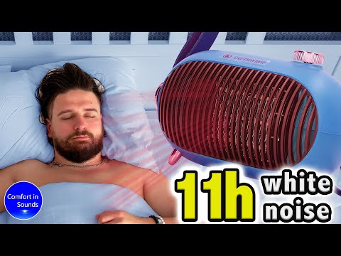 Видео: Белый шум, мгновенное засыпание, шум обогревателя для сна, учебы, отдыха, медитации