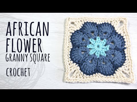 Видео: КАК ВЯЗАТЬ КРЮЧКОМ АФРИКАНСКИЙ ЦВЕТОК В СТИЛЕ «БАБШИЙ КВАДРАТ» | Lanas y Ovillos на английском языке