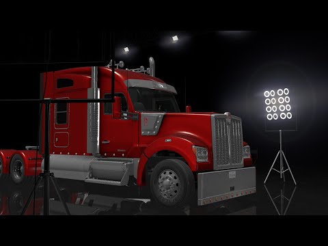 Видео: Ats 1.46 . Путешествую по штатам Миссури и Айова на Kenworth W990 =)