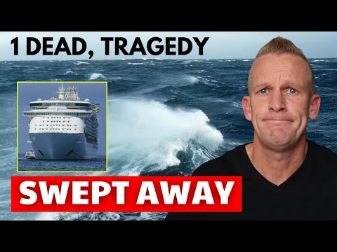 Видео: ⚠️НОВОСТИ КРУИЗА: Огромная волна уносит пассажиров в море!