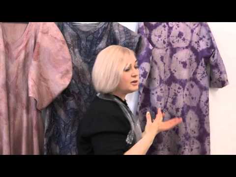 Видео: А.Селезнева. Окрашивание готовых войлочных изделий.