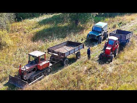 Видео: СРОЧНО ВЫЗЫВАЮ ТРАКТОРА ДТ-75 и Т-40! ВЫВОЗИМ ТОННЫ МЕТАЛЛА из ЛЕСА! ОТОРВАЛО КОЛЕСО на ТЕЛЕГЕ! ЧП