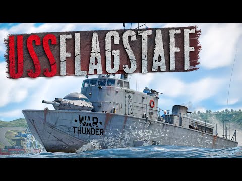 Видео: USS Flagstaff 🔥152 мм на подводных крыльях [Battle Pass] War Thunder