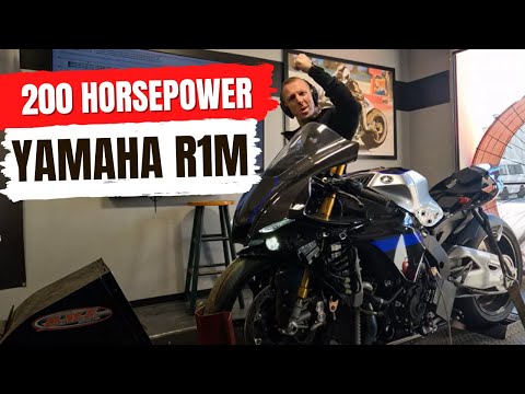 Видео: Мой Yamaha R1M 2022 года выпуска развивает мощность в 200 л.с. на динамометре