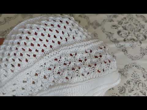 Видео: Красивый узор спицами /Сетка /