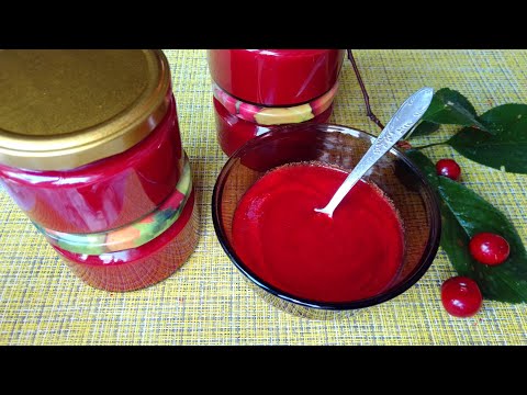 Видео: Пикантный ВИШНЕВЫЙ СОУС к мясу || Вишневый кетчуп