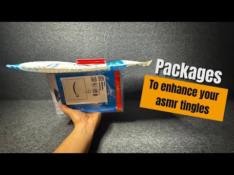 Видео: ASMR | Открытие пакетов, которые помогут усилить покалывание | Новое против старого