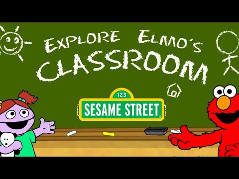 Видео: Исследуйте класс Элмо | Улица Сезам PBS Kids | Изучайте цифры, буквы и фигуры с Элмо!