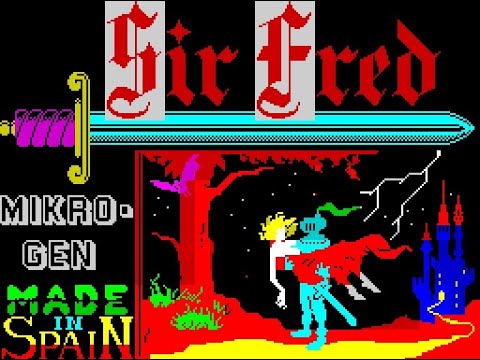 Видео: Прохождение игры Sir Fred платформер Сэр Фред 1986 ZX Spectrum   ретро игры