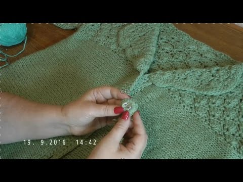 Видео: Как сделать пуговицы для вязанных вещей
