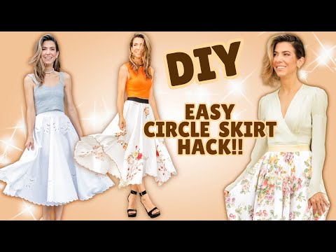 Видео: СУПЕР ПРОСТОЙ лайфхак для юбки-солнце!! (Экономный вариант) | Сделай сам с Орли Шани
