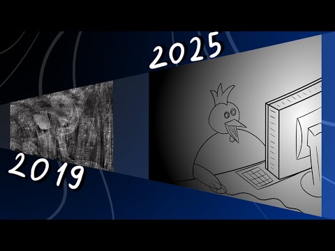 Видео: Мой прогресс в рисовании за 6 лет