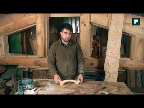 Видео: Изготовление деревянной дверной ручки для парной