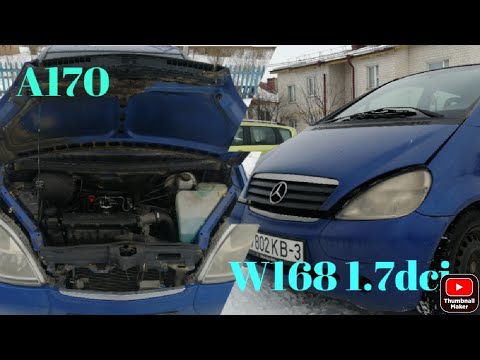 Видео: Обзор Мерседес # Mercedes A170 W168 Букашка 1.7dci
