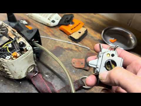 Видео: Stihl MS194. Проблема с быстрым холостым ходом. Давайте разберёмся и выясним, в чём проблема.