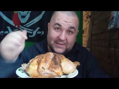 Видео: Обжор - курочка гриль (половинка)