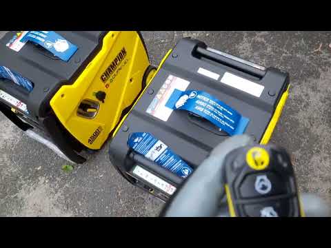 Видео: Генераторы CHAMPION C4500iES GEN2 (500987-UA) и CHAMPION C4500iESG GEN2 (500988-UA) СРАВНЕНИЕ