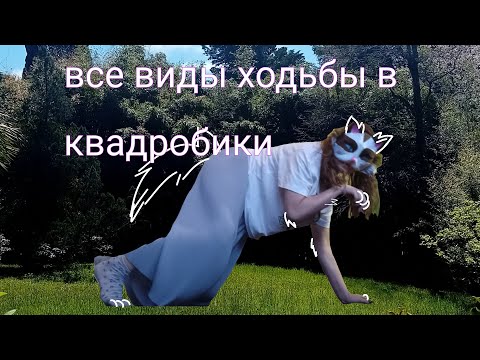 Видео: Туториал на все виды ходьбы в квадробике🐾Ходьба, рысь, бег голопом.