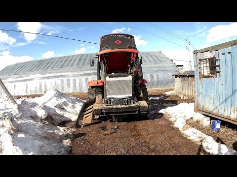 Видео: ПРОДОЛЖАЕМ ТО ТРАКТОРА, ЗАМЕНА ПОДШИПНИКА ЦЕНТРИФУГИ НА КИРОВЦЕ К 7