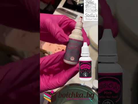 Видео: Оцветяване на Крем за Торта + Лесна Принт  Декорация