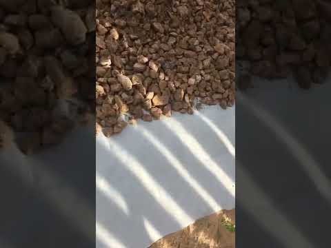 Видео: Парковка из щебня на геотекстиле