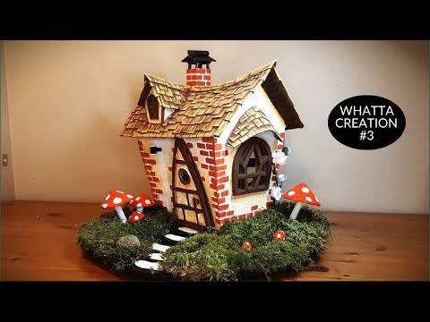 Видео: DIY Fairy House/Cottage Using Cardboard | Casa de Hadas | Сказочный дом | 童话屋 | परियों का घर