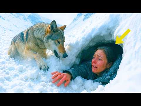 Видео: Она БЫЛА под снегом... НО ВОЛК вырыл её. И ТО, ЧТО СЛУЧИЛОСЬ с ней потом, ЗАСТАВИЛО её ЗАРЫДАТЬ!