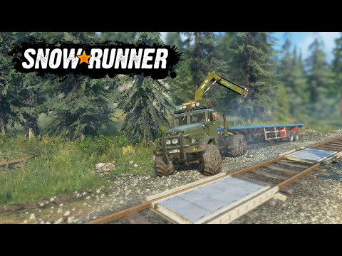 Видео: SNOWRUNNER.ВОССТАНОВЛЕНИЕ ПУТЕЙ.