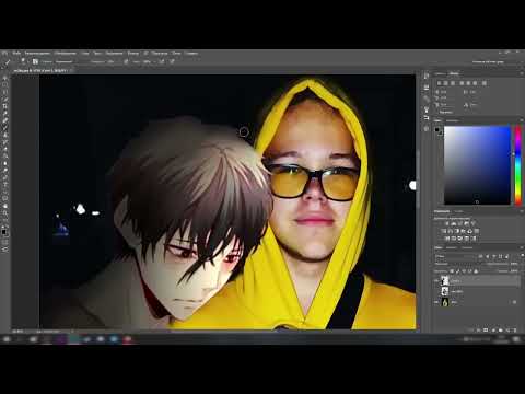 Видео: Исправляю инстаграмы подписчиков через фотошоп   переносим аниме в реальную жизнь 5