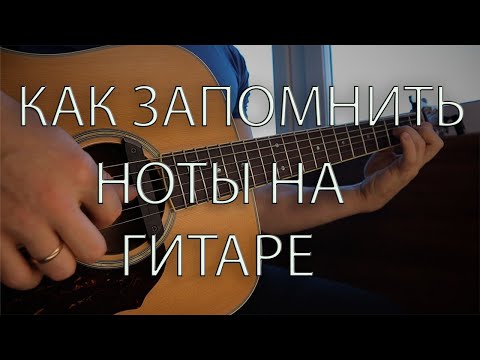 Видео: Как запомнить ноты на гитаре ?