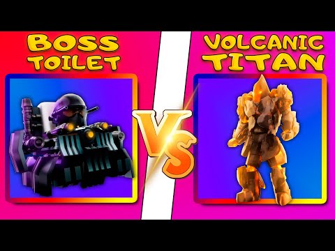 Видео: Я ПОЛУЧИЛ НОВЫЕ ГОДЛИ - BOSS TOILET ПРОТИВ VOLCANIC TITAN В TOILET TOWER DEFENSE