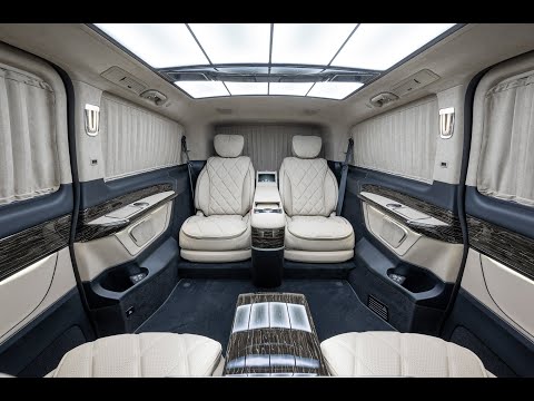 Видео: Mercedes V300 Dome du Gouter Beige Технологии Роскоши