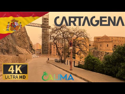 Видео: ВОЖДЕНИЕ КАРТАХЕНЫ, Кампо-де-Картахена, регион Мурсия, ИСПАНИЯ I 4K 60fps