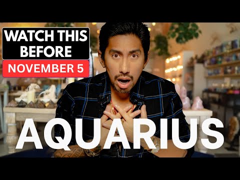 Видео: Водолей 😱 «ОНИ НЕ ХОТЯТ, ЧТОБЫ ВЫ ВИДЕЛИ ЭТО СООБЩЕНИЕ! ЭТО ПРОИЗОЙДЁТ 5 НОЯБРЯ» 🌟 Знак Водолея
