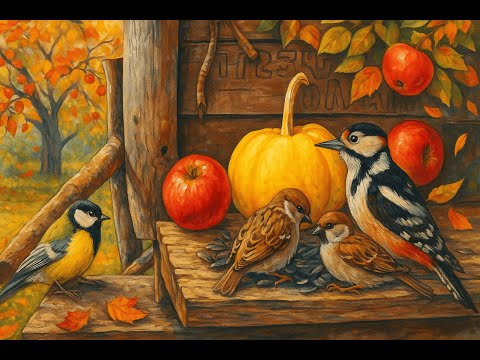 Видео: Уютная кормушка для птиц 🦜👀🌺 0 9 ноя 2025