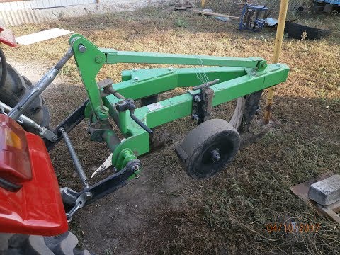 Видео: не большая доработка 2х корпусного плуга bomet и вспашка