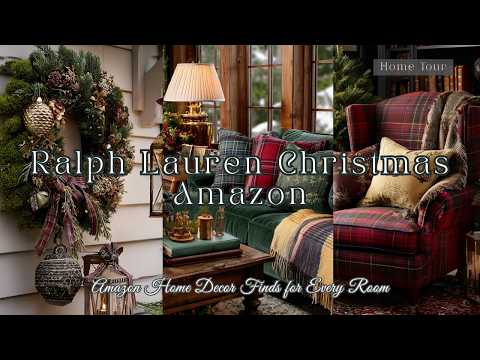Видео: 🎄Рождественский декор для дома от Ralph Lauren от Amazon | Находки для домашнего декора на Amazon...