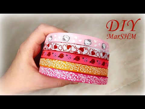 Видео: Топ 5 Бантики из репсовых лент канзаши мастер класс