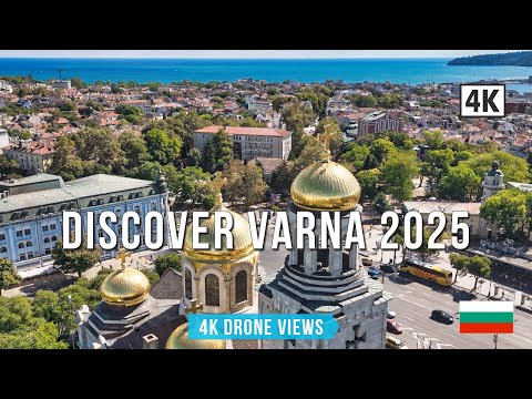 Видео: Варна, Болгария 2025 🌊 Потрясающий 4K тур с дрона | Собор, порт и маяк с высоты