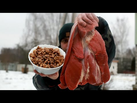 Видео: ЯХНИ. МЯСО ПО-ГРУЗИНСКИ В КАЗАНЕ