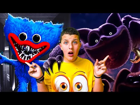 Видео: Huggy Wuggy И CatNap В Реальной Жизни!