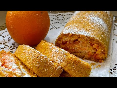 Видео: Сладкий морковный рулет