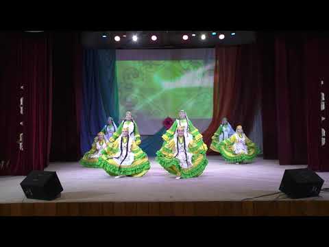 Видео: Народный ансамбль танца "Кустанас".  Татарский танец