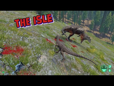 Видео: THE ISLE - Ютараптор простил Гиганотозавра!