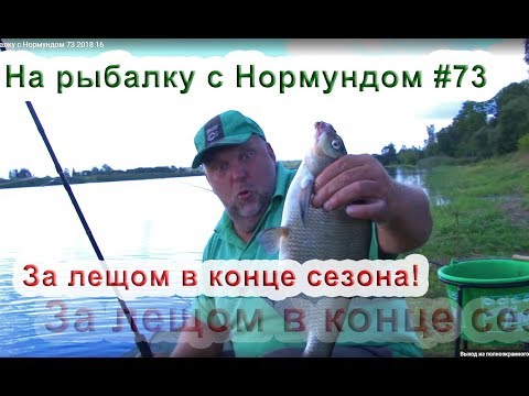 Видео: За лещом в конце сезона. На рыбалку с Нормундом #73