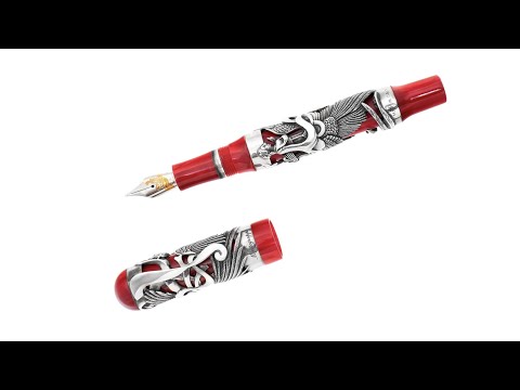 Видео: Обзор перьевой ручки Montegrappa Eternal Bird, LE 2005