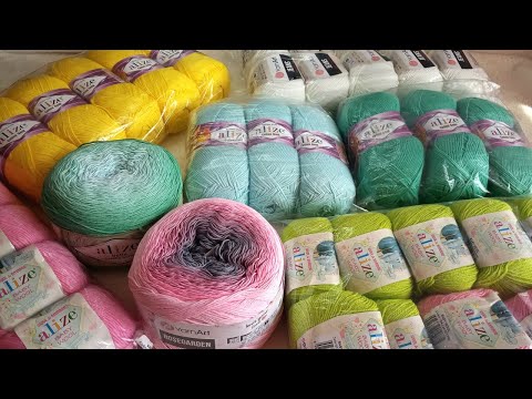 Видео: Потрясающая пряжа от Yarn21. Большая посылка с новинками!