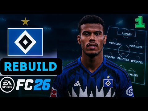 Видео: ПЕРЕСТРОЙКА Гамбурга - Карьера ТРЕНЕРА в EA FC 26⚽️