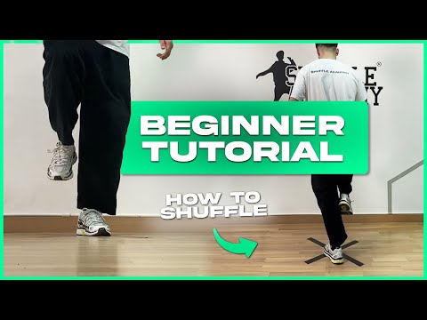Видео: Как танцевать шаффл для начинающих | 3 шага бегущего человека [Урок]