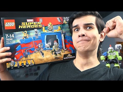 Видео: LEGO Тор Рагнарёк: ХАЛК ПРОТИВ ТОРА - Набор На Обзор (76088)